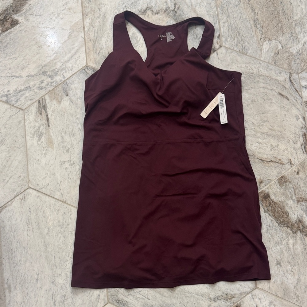 Soma Deep Burgundy Athletic dress